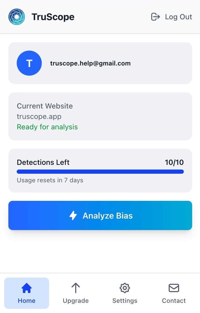 TruScope Extension Screenshot